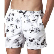 (НОВО) (S/M) Karl Lagerfeld Orchid мъжки плувни шорти (KL20MBM12 код на артикула)